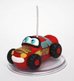 Vela personalizada carros em biscuit.